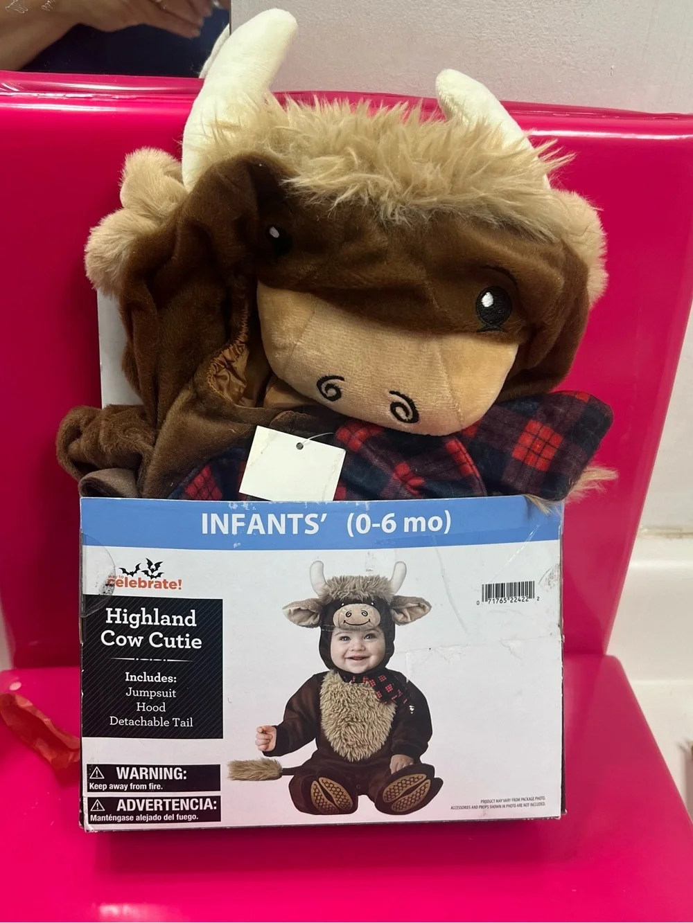 Celebrate! Highland Cow Cutie Infant Costume - Brown